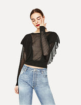 BATWING SLEEVE SWEATSHIRT